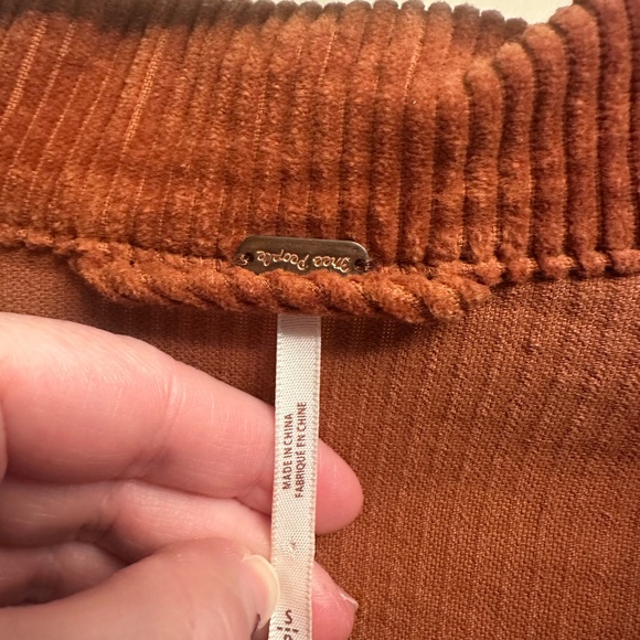 Free People Rust Corduroy Jacket - Picture 3 of 4